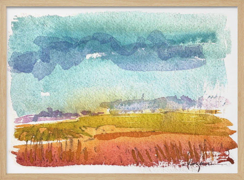 Blauer Himmel Horizont | Poster