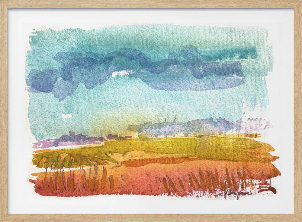Blauer Himmel Horizont | Poster