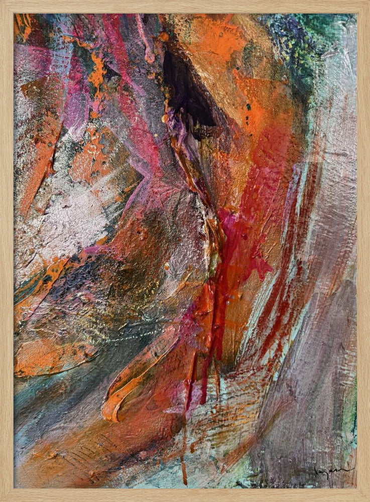 Purpurrote Geode | Poster