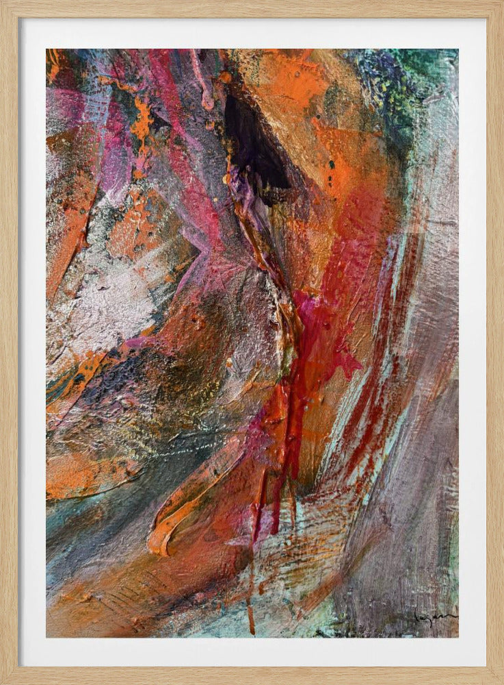 Purpurrote Geode | Poster