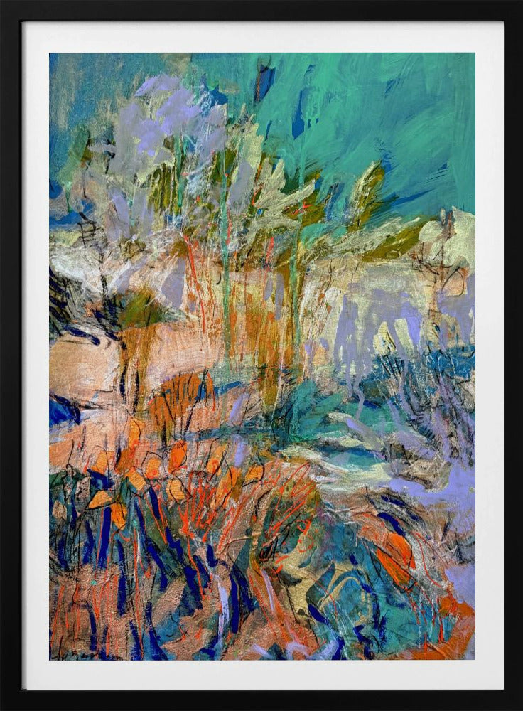 Traumlandschaft Pinselstriche | Poster