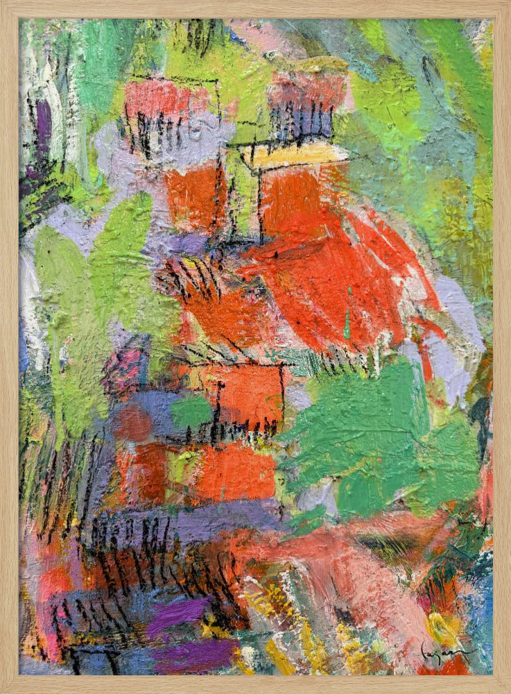 Verzauberte Farblandschaft | Poster