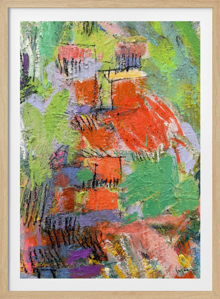 Verzauberte Farblandschaft | Poster