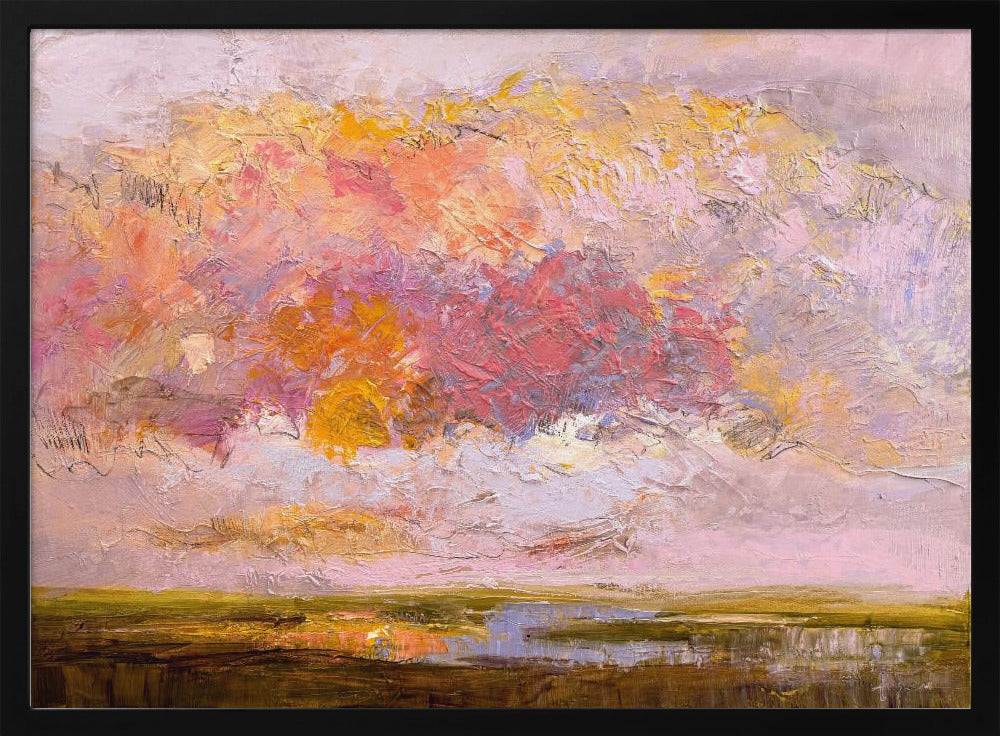 Leuchtend rosa Horizont | Poster