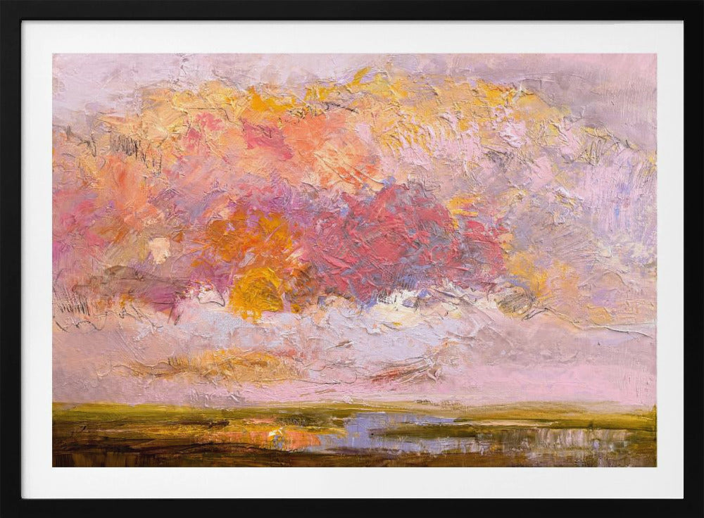 Leuchtend rosa Horizont | Poster