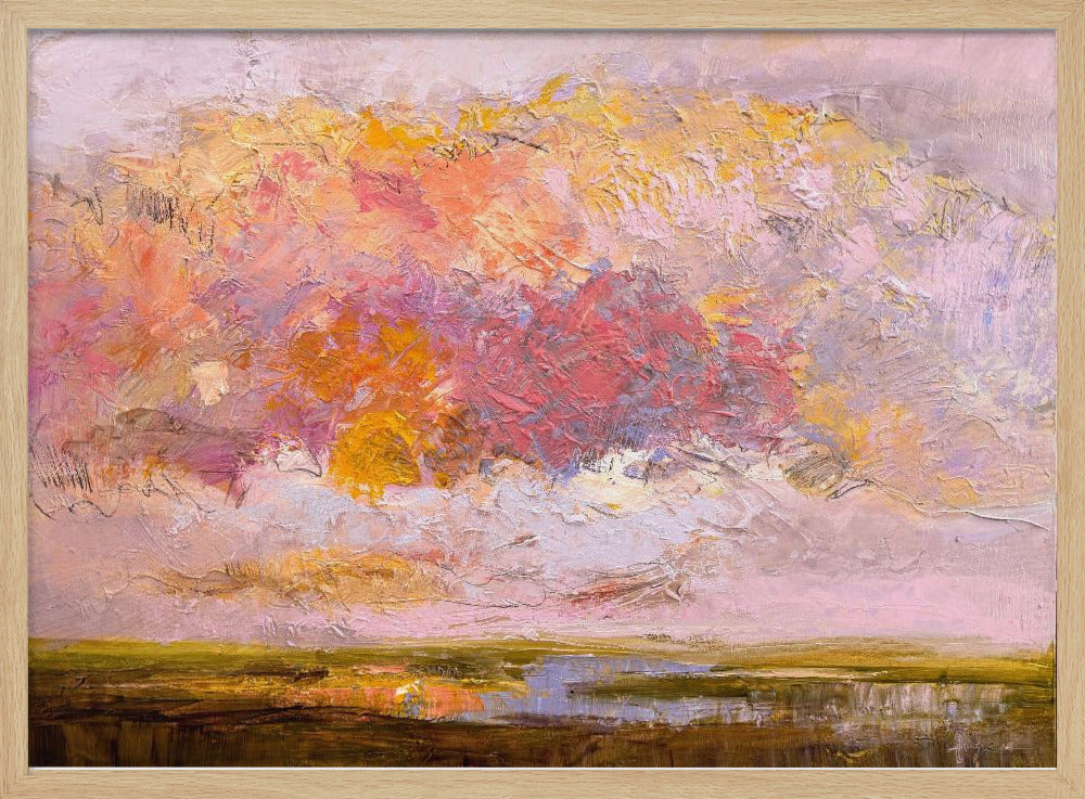 Leuchtend rosa Horizont | Poster