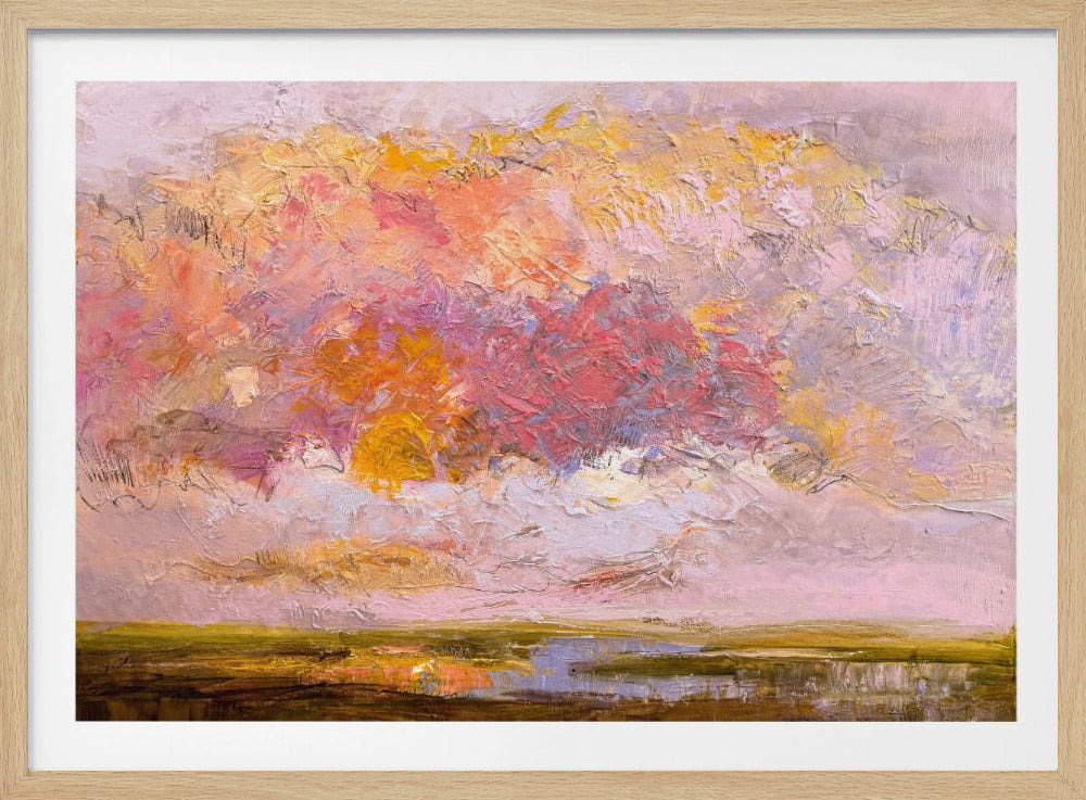 Leuchtend rosa Horizont | Poster