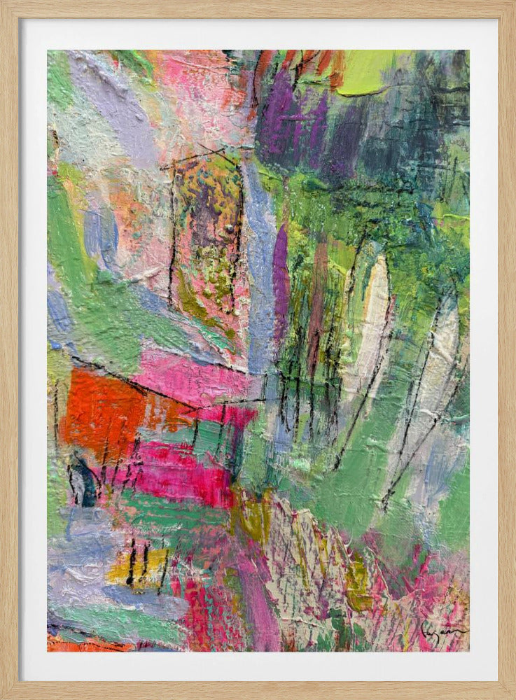 Vivid Abstract Neighborhood | Poster