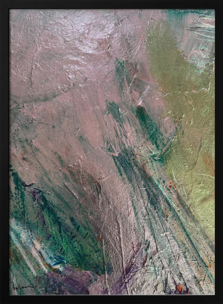 Mystic Pink Brushstrokes | Poster