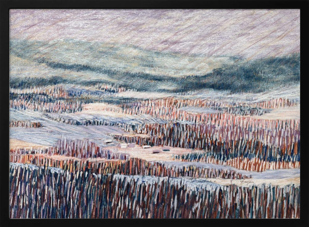 Winterlandschaft Wandteppich | Poster