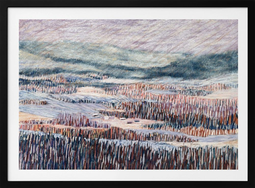 Winterlandschaft Wandteppich | Poster