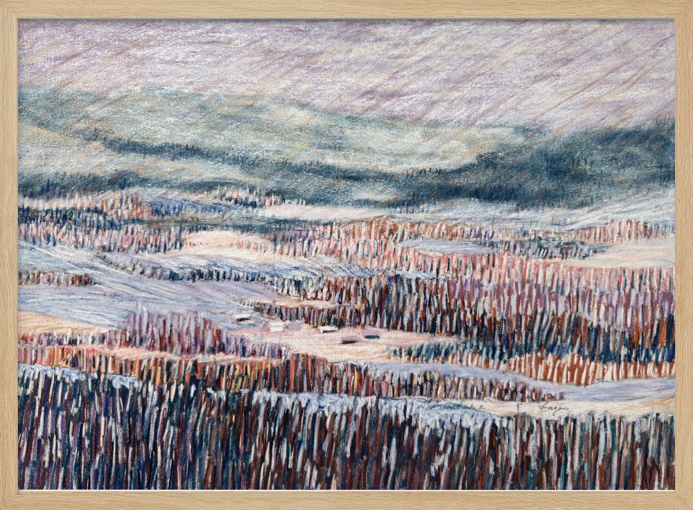 Winterlandschaft Wandteppich | Poster