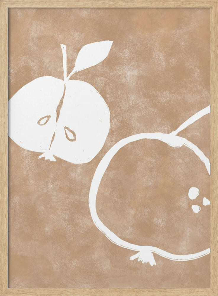 Fruit Silhouettes | Poster