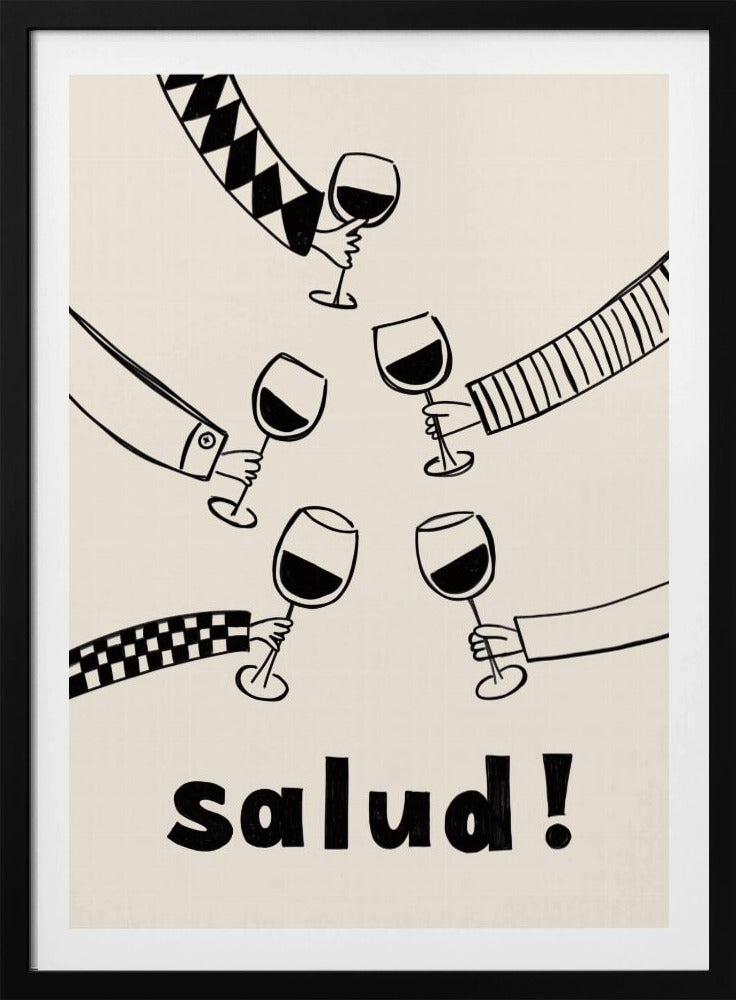 Pictufy Festive Salud Rot A2 | Poster