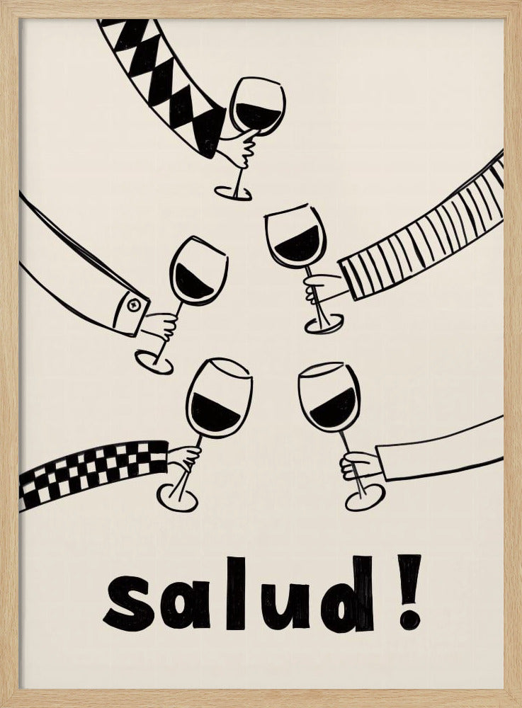 Pictufy Festive Salud Rot A2 | Poster