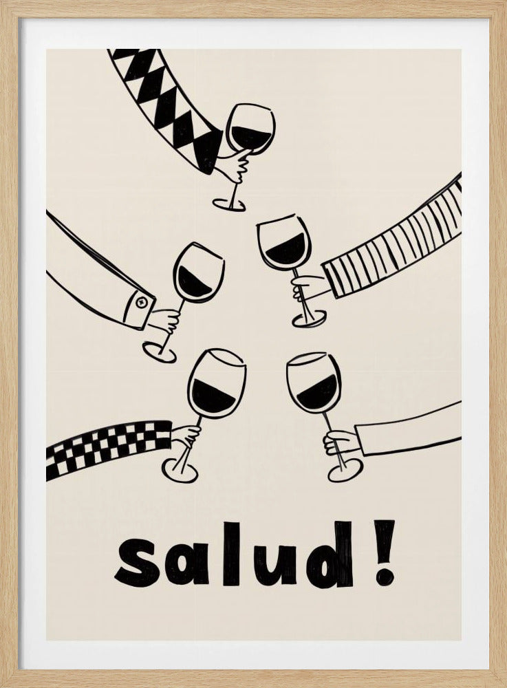 Pictufy Festive Salud Rot A2 | Poster