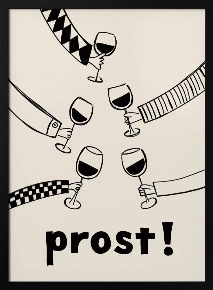 Prost! Weinparty mit Freunden | Poster