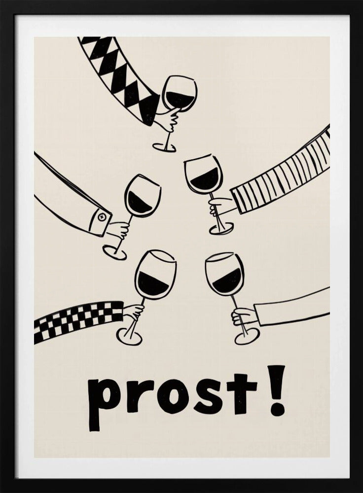 Prost! Weinparty mit Freunden | Poster