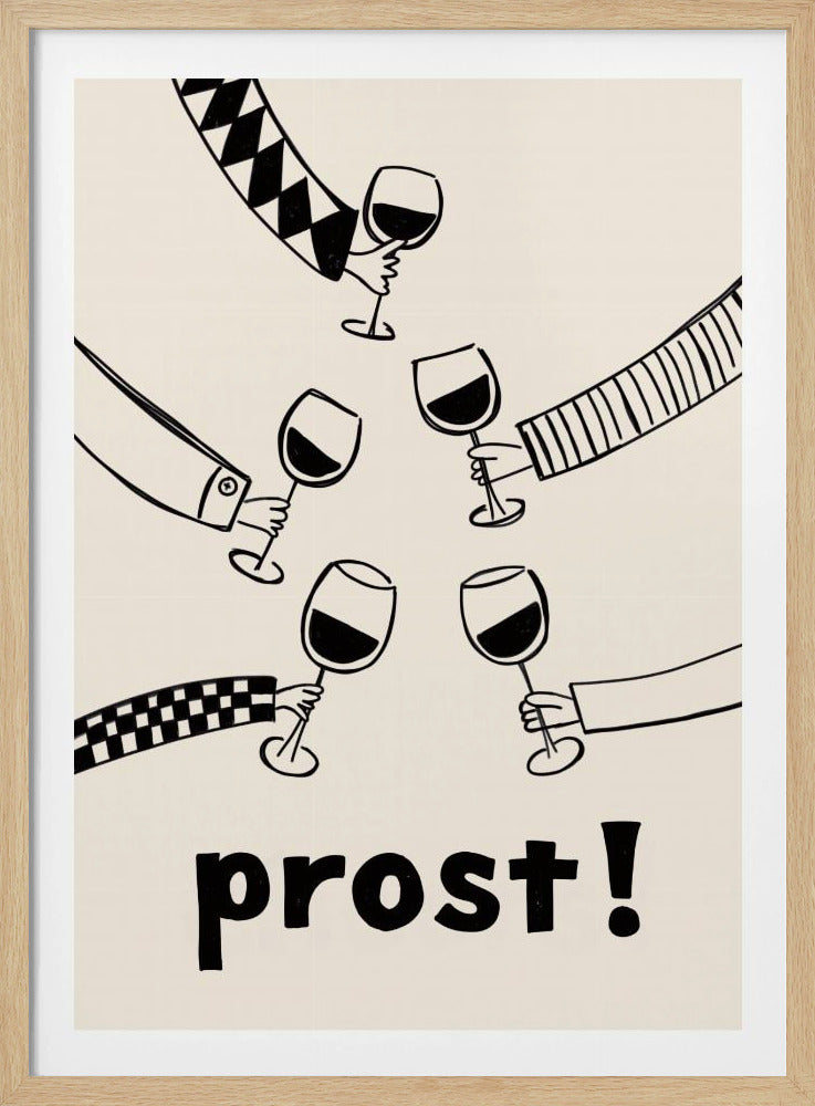 Prost! Weinparty mit Freunden | Poster