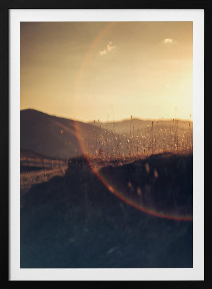 Goldener Horizont Glühen | Poster
