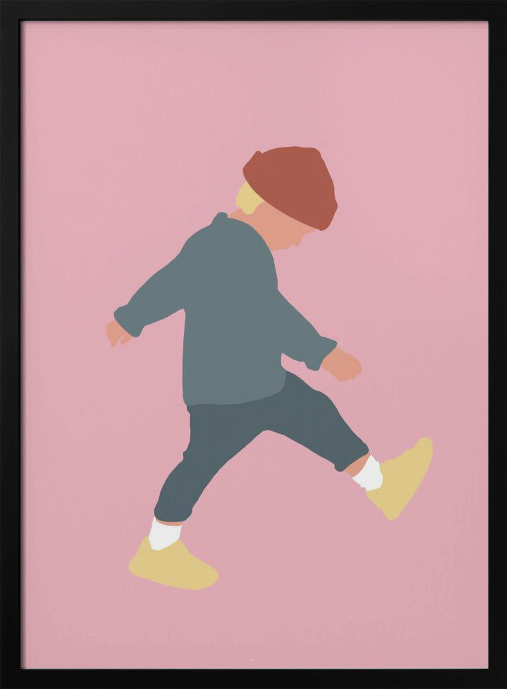 Tamo – Silhouette eines gehenden Jungen | Poster
