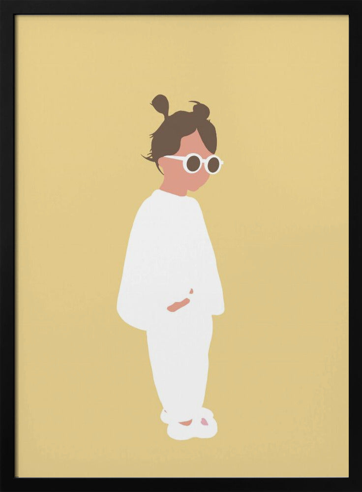 Lola – Sommermädchen-Silhouette | Poster