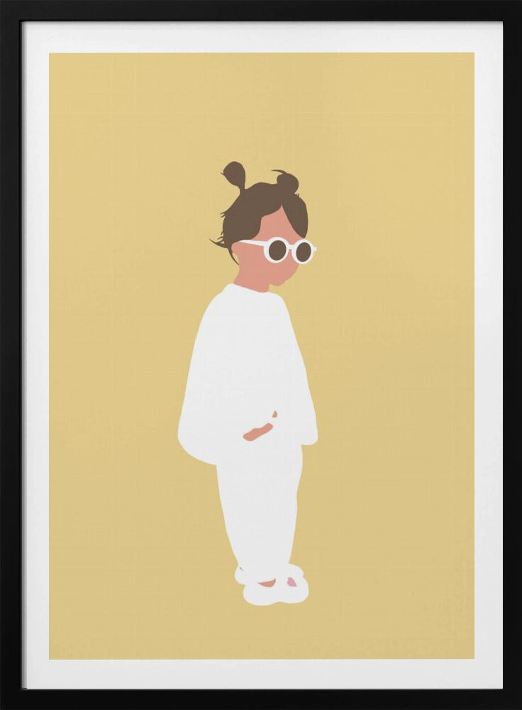 Lola – Sommermädchen-Silhouette | Poster