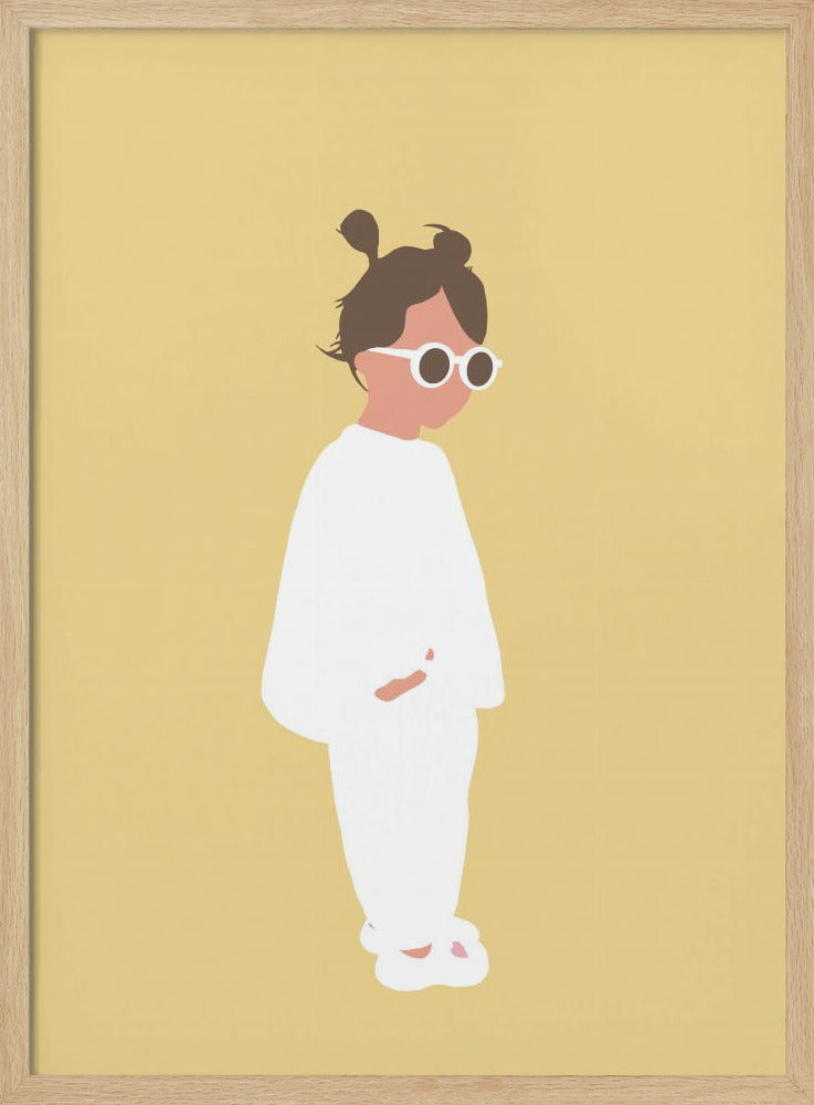 Lola – Sommermädchen-Silhouette | Poster