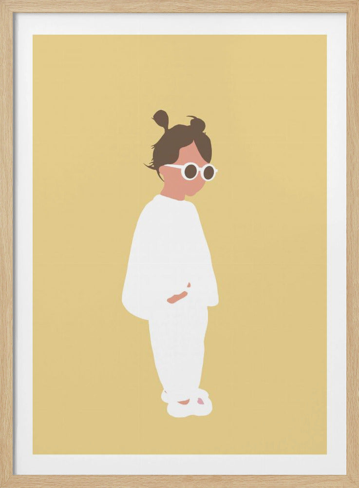 Lola – Sommermädchen-Silhouette | Poster