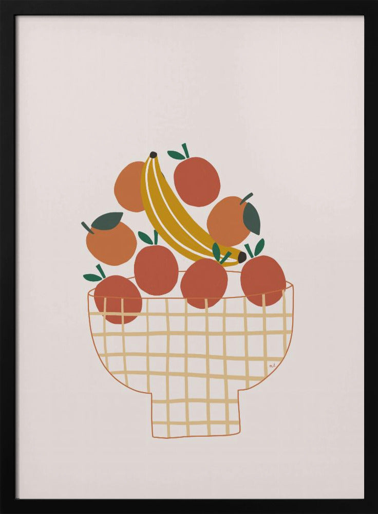Bunte Obstschale | Poster