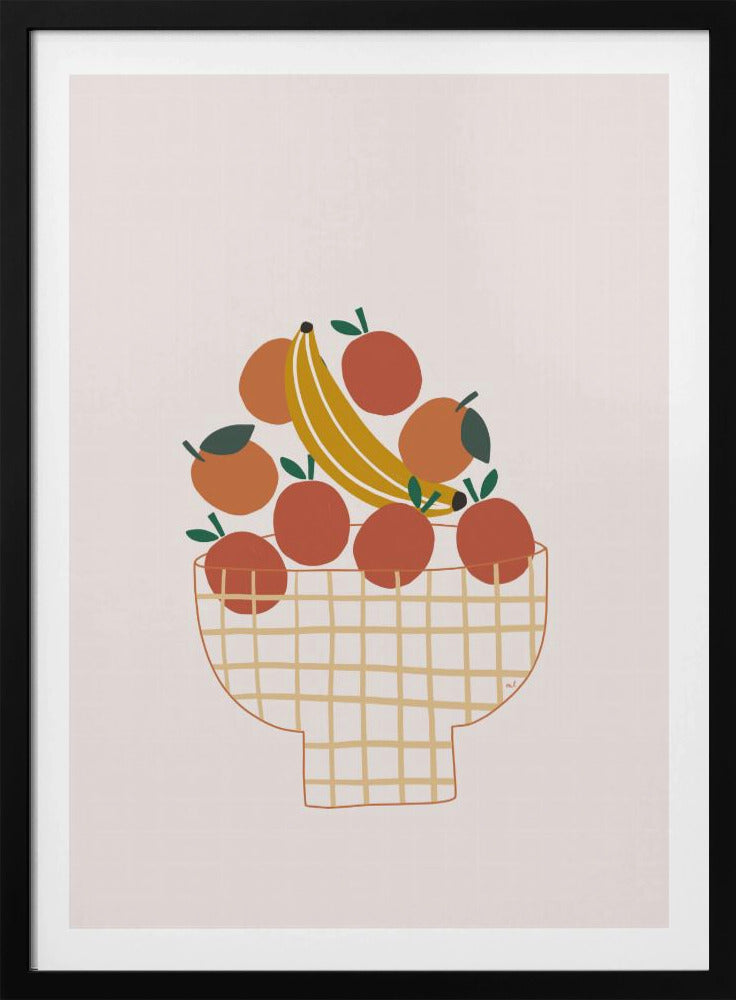 Bunte Obstschale | Poster
