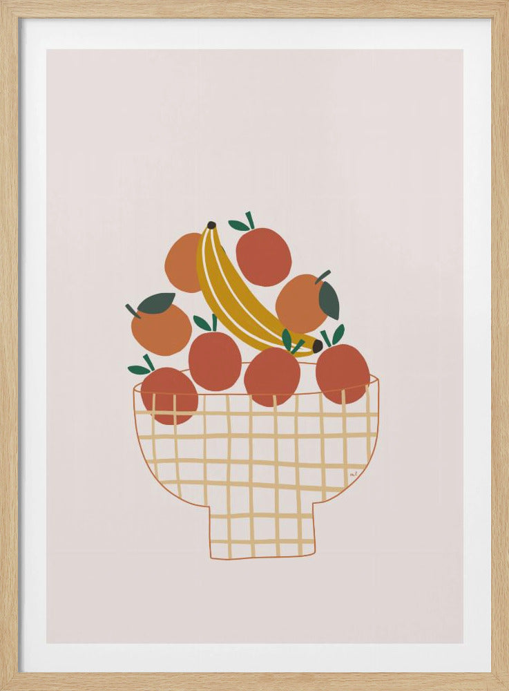 Bunte Obstschale | Poster