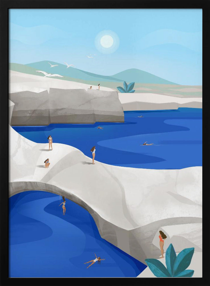 Klippenspringen, Griechenland | Poster