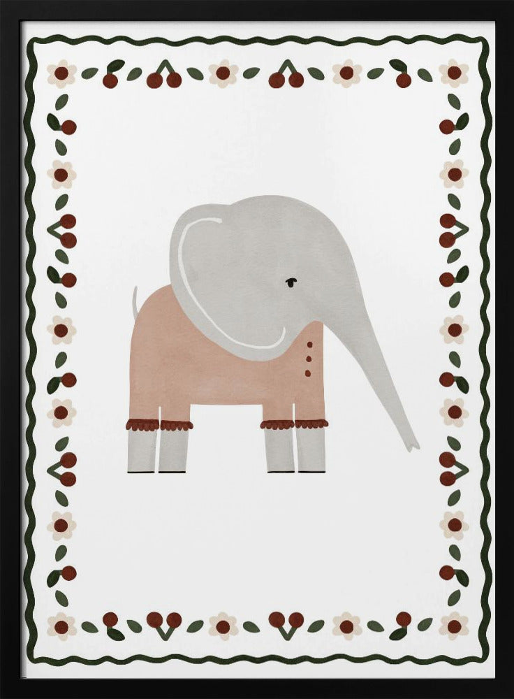 Elefanten-Eleganz | Poster