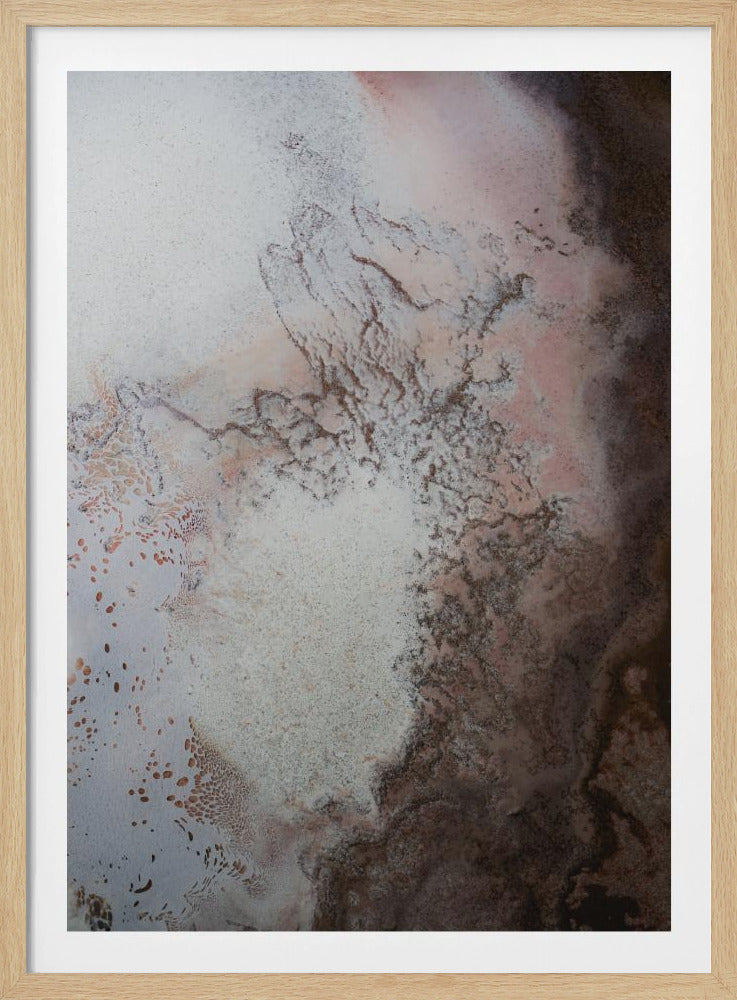 Lake Eyre Upscaled - Rote Erdstimmung | Poster