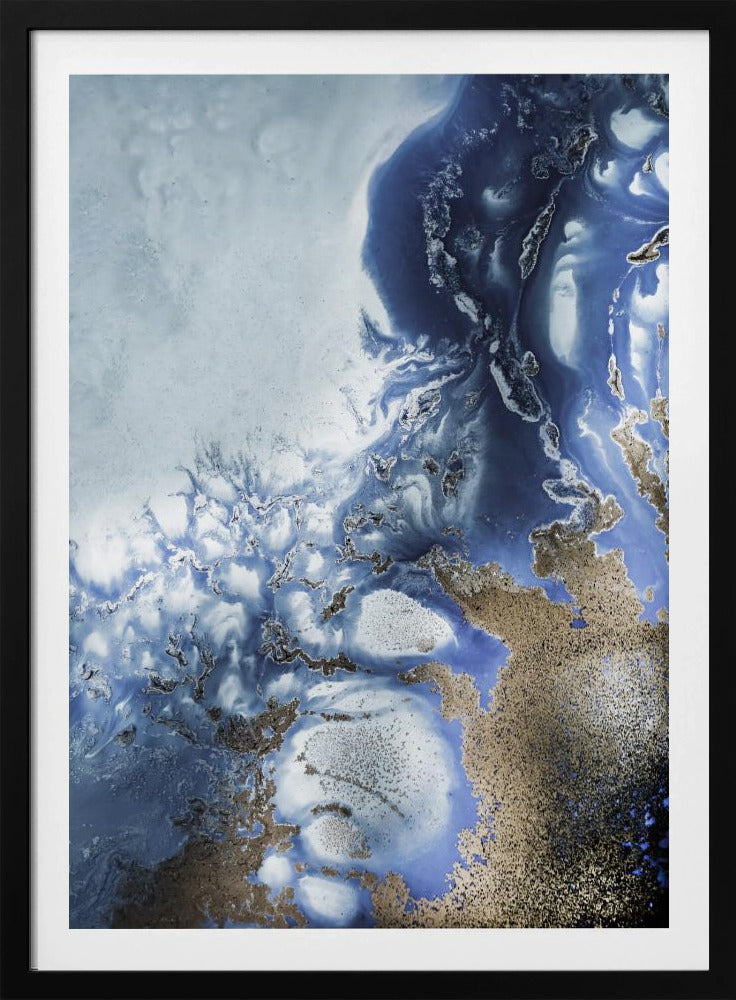 Zen Art 'Ocean Wave Waltz 2' – Aquarellwellen | Poster