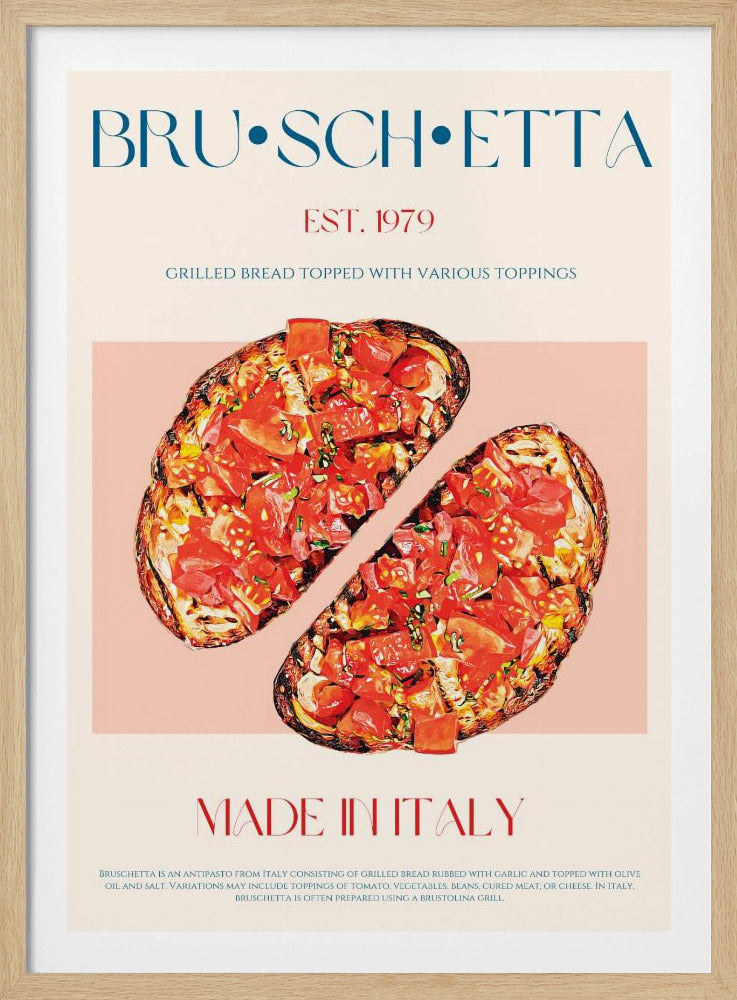 Geschmackvolle Bruschetta | Poster