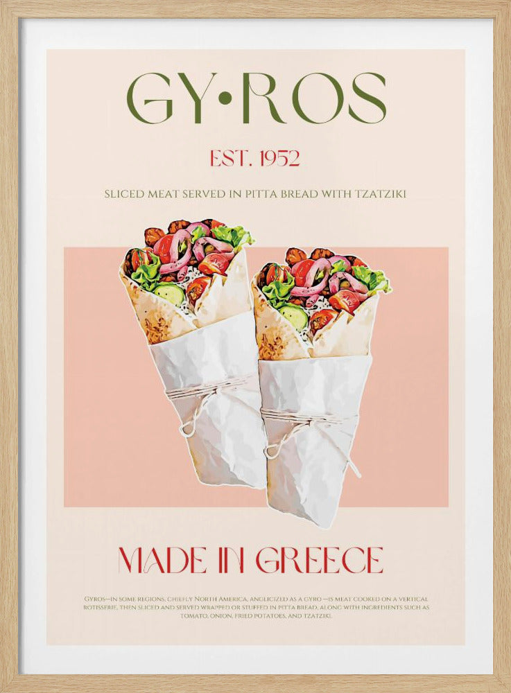 Griechischer Geschmacksgenuss | Poster