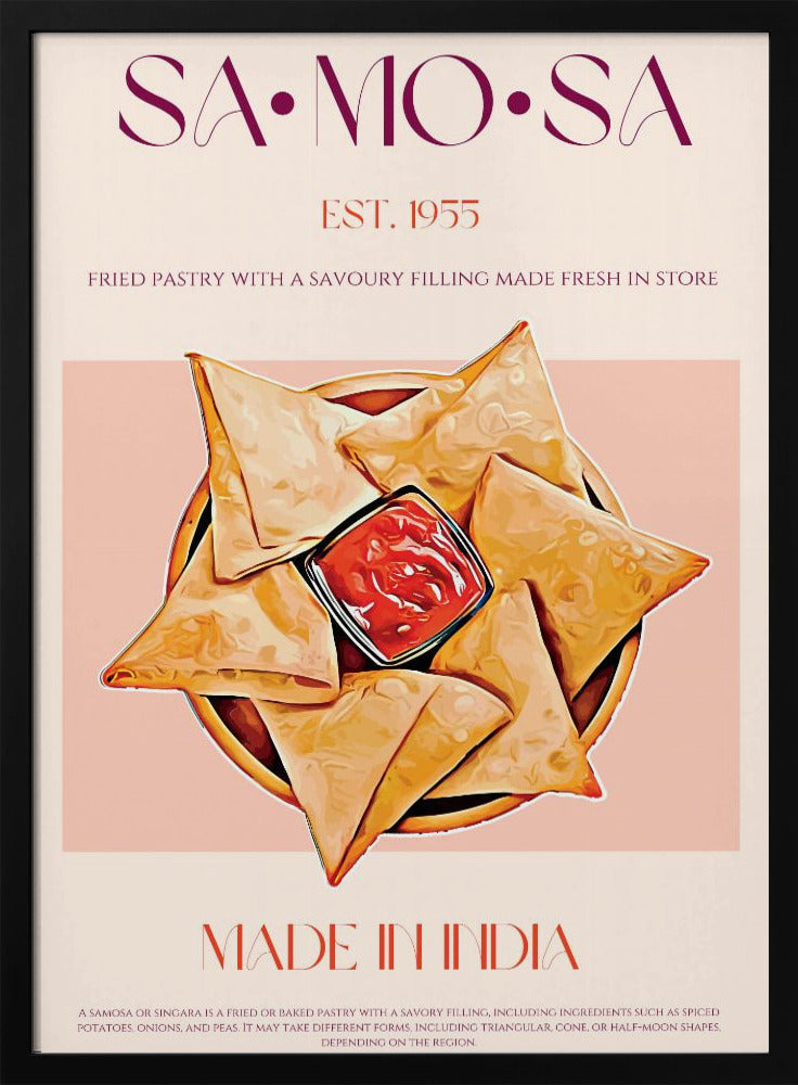 Indian Fried Samosas | Poster