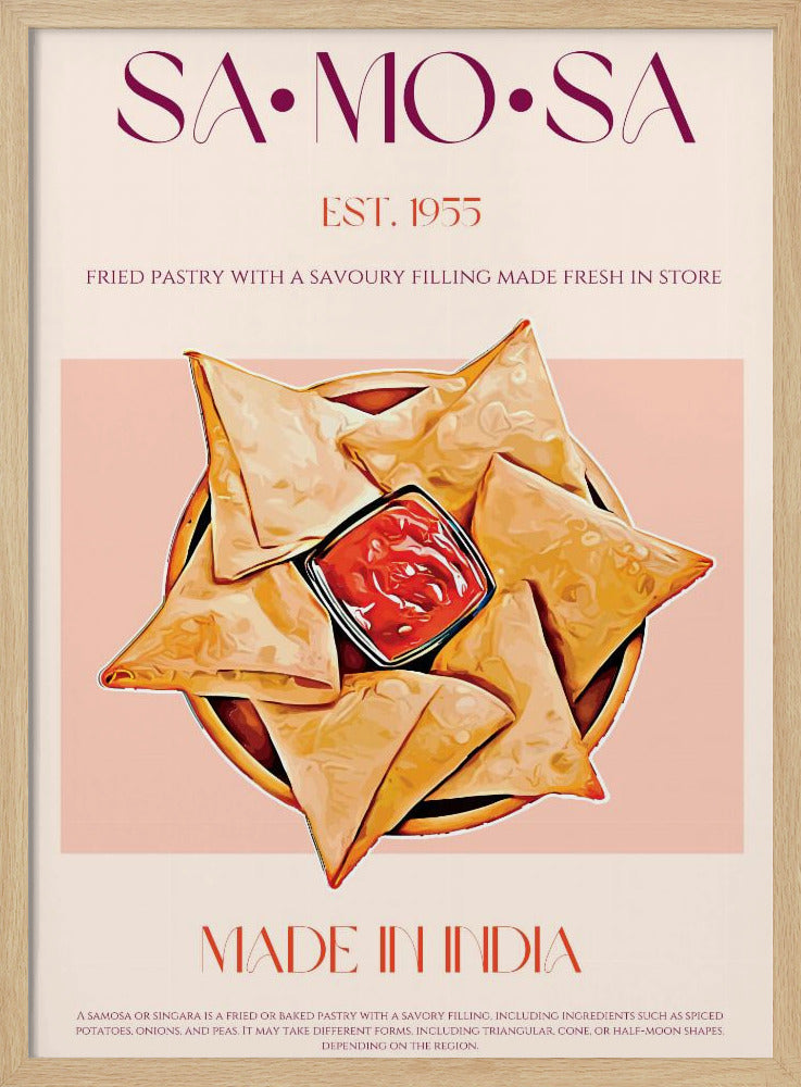 Indian Fried Samosas | Poster