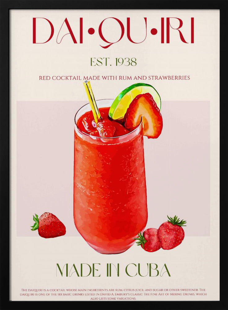 Kubanischer Daiquiri-Genuss | Poster