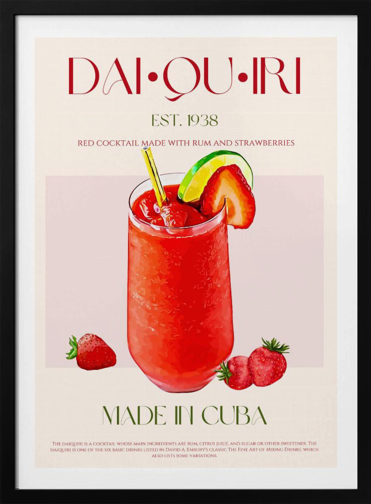 Kubanischer Daiquiri-Genuss | Poster