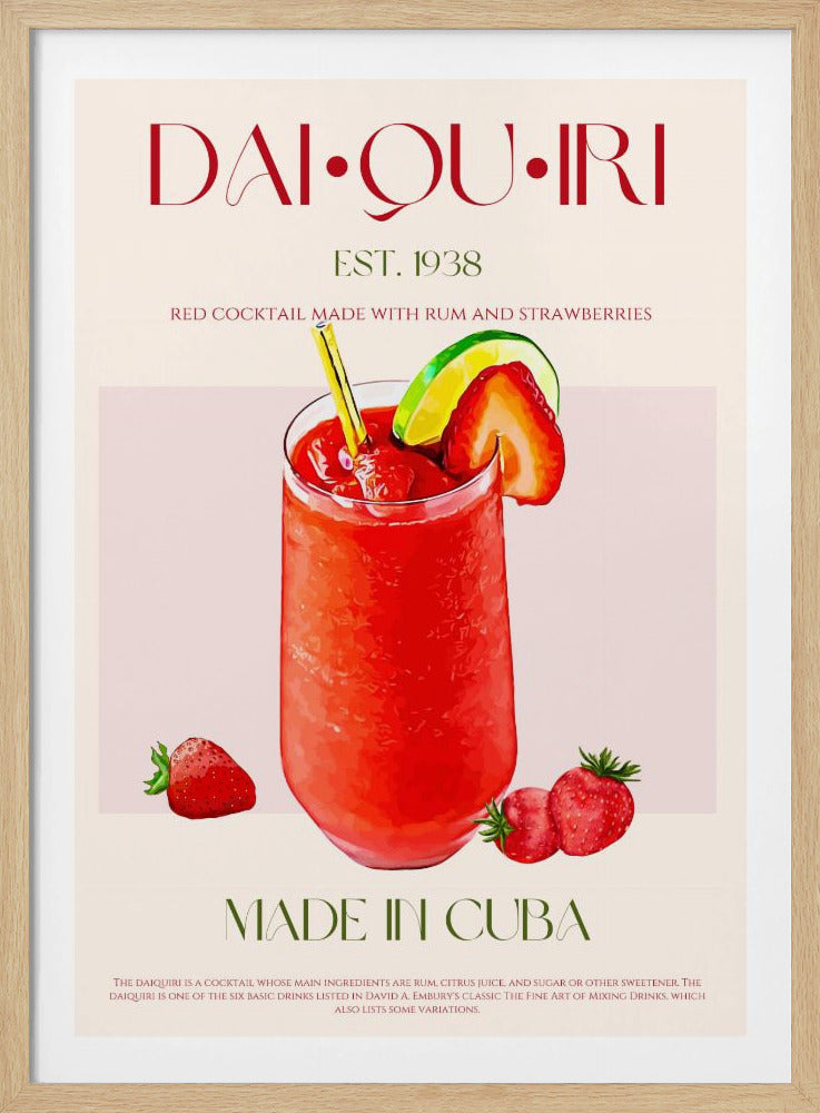 Kubanischer Daiquiri-Genuss | Poster