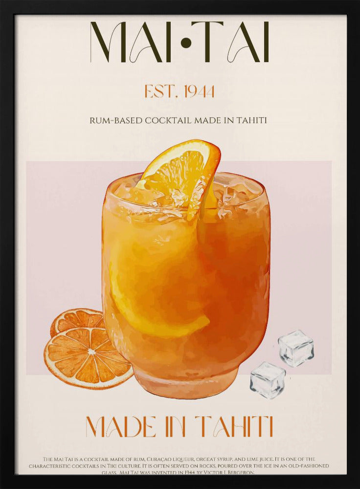 Orange Bliss Getränk | Poster