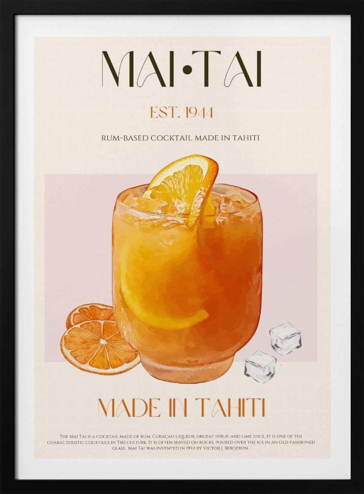 Orange Bliss Getränk | Poster