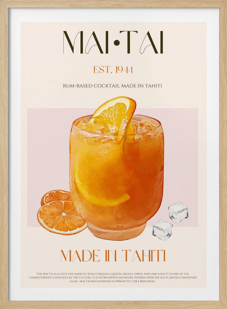 Orange Bliss Getränk | Poster