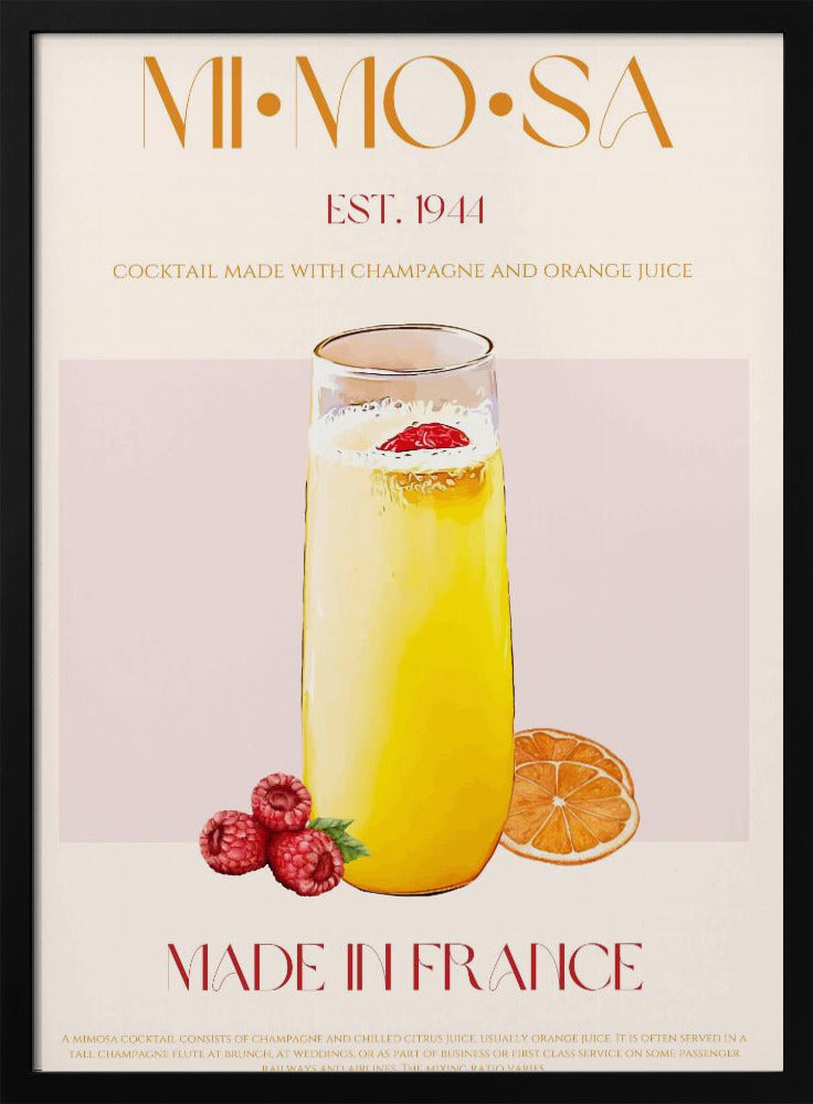 Französischer Sonnenaufgangsschlürf-Poster