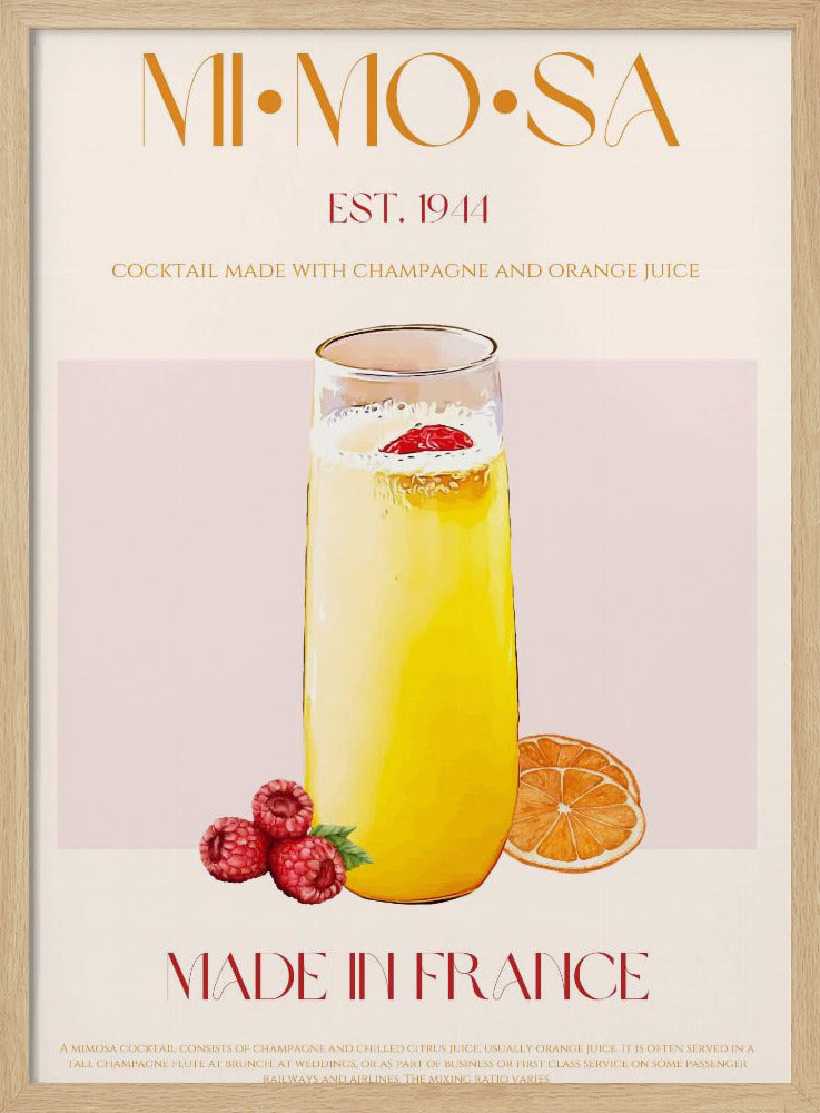Französischer Sonnenaufgangsschlürf-Poster