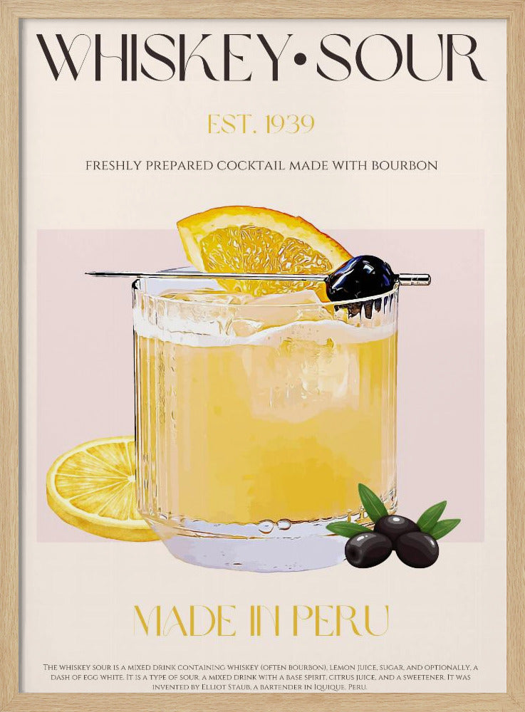 Peruanisches Whiskey-Glück | Poster