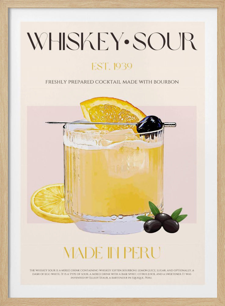 Peruanisches Whiskey-Glück | Poster